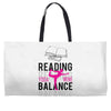 Reading Yoga Wine Balance Weekender Totes