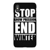 stop snow pression end winter funny iPhoneX Case
