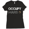 Occupy Mars Shirt Ladies Fitted T-Shirt