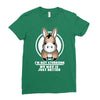 not stubborn Ladies Fitted T-Shirt