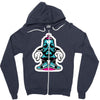 sticker pack Zipper Hoodie