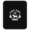This Girl Loves Her Beagle Mousepad