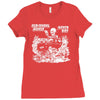 1955 old school hot rod outlaw gasser drag car blower Ladies Fitted T-Shirt