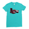 red doc marten skinhead boots, ideal birthday present or gift Ladies Fitted T-Shirt