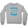 science worship funny geek atheist anti religion Crewneck Sweatshirt