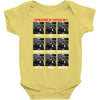 expressions of captain holt Baby Bodysuit