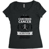 I am a Carcinoid Cancer Survivor - What's Your Superpower? Women's Triblend Scoop T-shirt