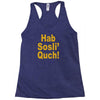 hab sosli' quch! klingon funny geek nerd sci fi alien conventions shir Racerback Tank