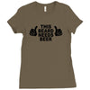 beard t shirt funny t shirt beer tshirt cool shirt mens tshirt austin Ladies Fitted T-Shirt