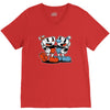 cuphead and mugman V-Neck Tee