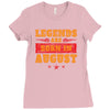 Legends Are Born In August Ladies Fitted T-Shirt