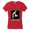 game over baby Women's V-Neck T-Shirt