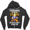 Training To Beat Goku Zipper Hoodie