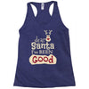 dear santa i've been good Racerback Tank