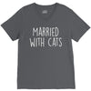married with cats V-Neck Tee