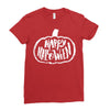 happy halloween 5 Ladies Fitted T-Shirt
