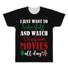 i just want to bake stuff and watch christmas movies all day All Over Men's T-shirt