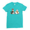 the owl and the weasel Ladies Fitted T-Shirt