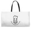 baby groot Weekender Totes