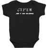 i 8 sum pi  ate some pie funny food nerd maths physics joke Baby Bodysuit