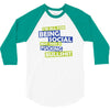 im all for being social but this is fucking bullshit 3/4 Sleeve Shirt