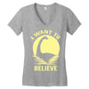 believe in nessie Women's V-Neck T-Shirt