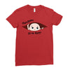 April Peeking Out Baby Boy in Spanish Ladies Fitted T-Shirt