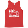 this girl loves christmas Tank Top