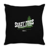 shady pines Throw Pillow