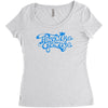 bargain paradise garage sign Women's Triblend Scoop T-shirt