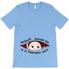 February Peeking Out Baby Boy T-Shirt