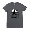im Not Morning People Ladies Fitted T-Shirt
