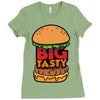 big tasty Ladies Fitted T-Shirt