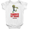 zombies eat brains Baby Onesie