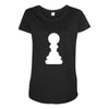 Chess King and Pawn Maternity Scoop Neck T-shirt