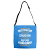 Super Cool Grandson Of A Freaking Awesome Pop Pop Adjustable Strap Totes