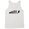 evolution of a rugby player t shirt top all black mens Tank Top