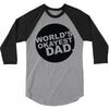 world's okayest dad 3/4 Sleeve Shirt