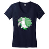 boxers support parkinson's awareness Women's V-Neck T-Shirt