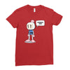 bummer, man Ladies Fitted T-Shirt