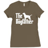 the dogfather labrador retriever white Ladies Fitted T-Shirt