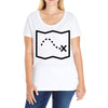 trail marks Ladies Curvy T-Shirt
