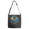 mustache batman Adjustable Strap Totes