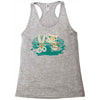 rock, paper, scissor hold Racerback Tank