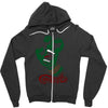 screaming mutant hand Zipper Hoodie