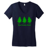 run forest run Women's V-Neck T-Shirt