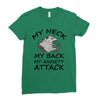 anxiety attack Ladies Fitted T-Shirt