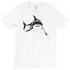 sharks with frickin laser beams t shirt soft funny austin powers tee d T-Shirt