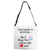 Our Family is Growing Adjustable Strap Totes