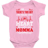 There's This Boy Who Stole My Heart He Calls Me Momma Baby Bodysuit